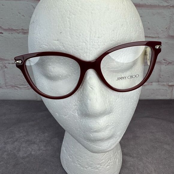 Jimmy Choo Crystal JC3001B Red Eyeglasses NWT - Picture 1 of 10